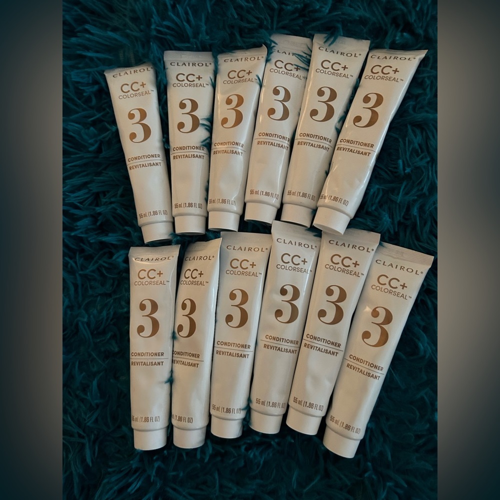 Clairol Lot of 12 Nice n Easy Color Seal CC+ Conditioner Tubes 55 ml 1.8 oz Each